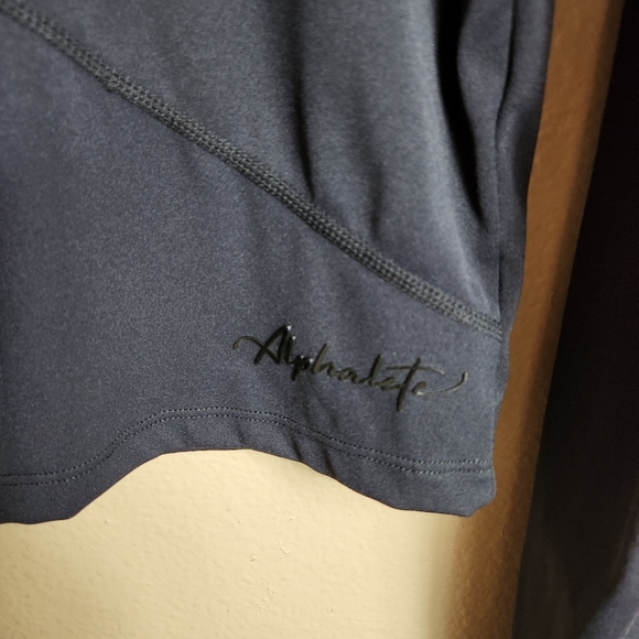 Alphalete Womens |M| Pulse Black Cropped LS Mock Neck Jacket - Picture 6 of 12